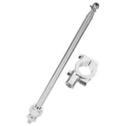 Dayesque 2pcs Adjustable Height Steel Flag Pole For Mountain Bike Motorcycle Dirt Bike Telescopic Flagpole Kit Safety Flag Holder Metal Flag Mount